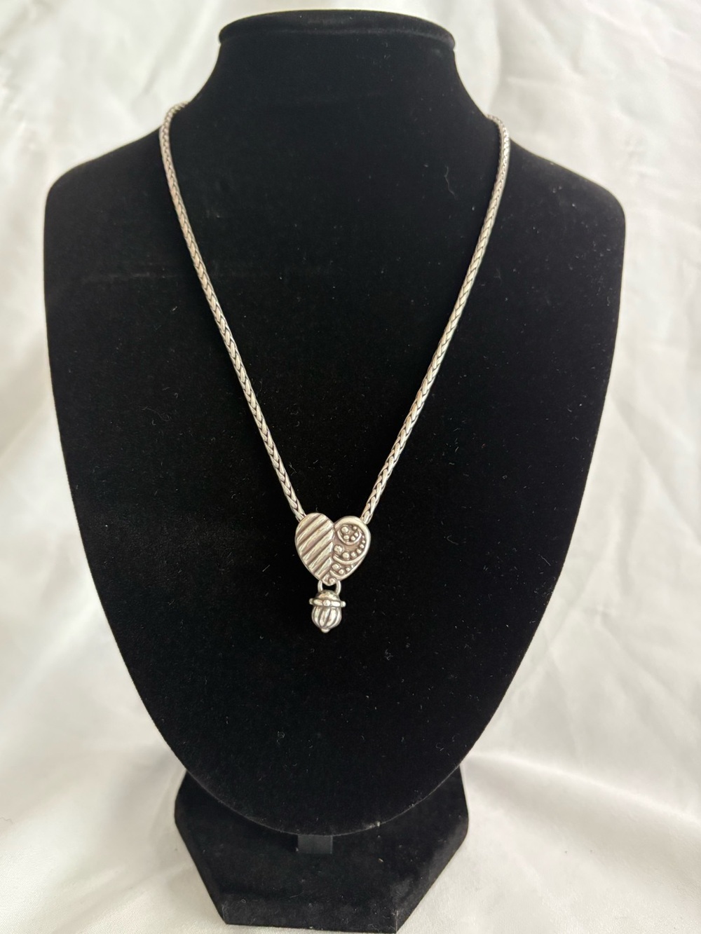 Brighton Silver Heart Pendant Necklace